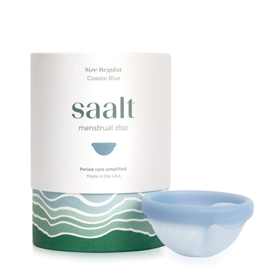 Saalt Menstrual Disc - Regular - Coastal Blue