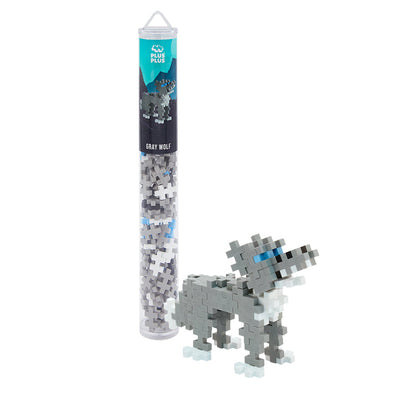 Plus Plus Mini Maker Tube - Gray Wolf