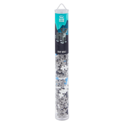 Plus Plus Mini Maker Tube - Gray Wolf