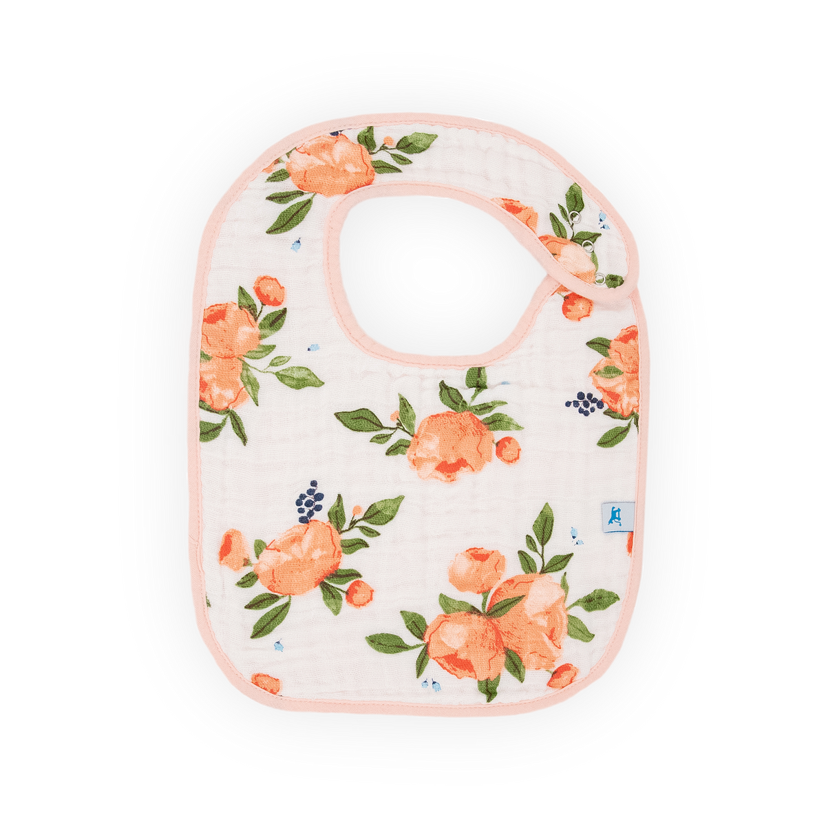 Little Unicorn Muslin Classic Bib 3pk - Watercolor Roses