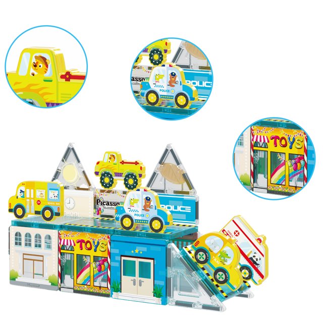 PicassoTiles - 26pc Metro City Set