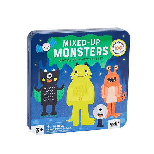 Petit Collage Magnetic Play Set - Mix and Match Monsters