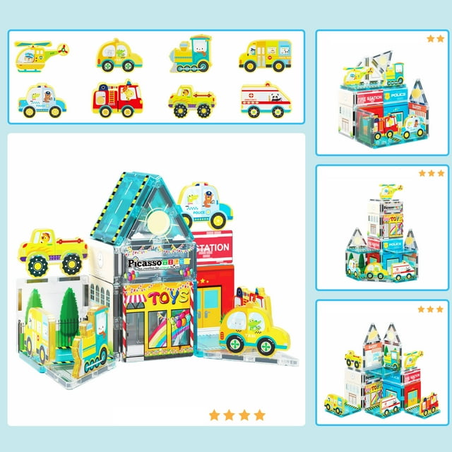 PicassoTiles - 26pc Metro City Set