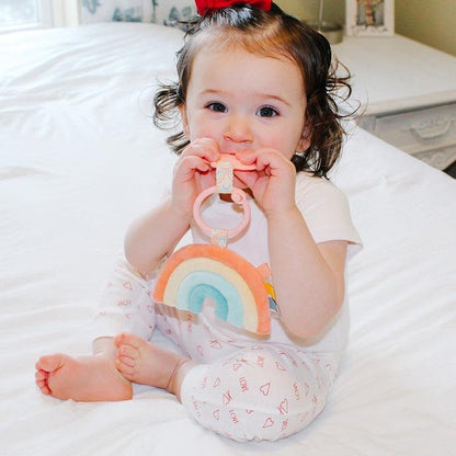 Itzy Ritzy - Itzy Pal™ Plush + Teether - Rainbow