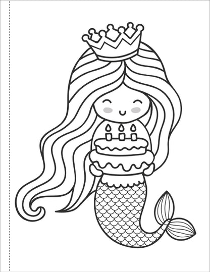 Mermaids Coloring Book