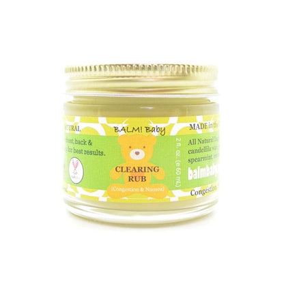 BALM Baby Clearing Rub - Natural Chest Vapor Rub w/ Eucalyptus