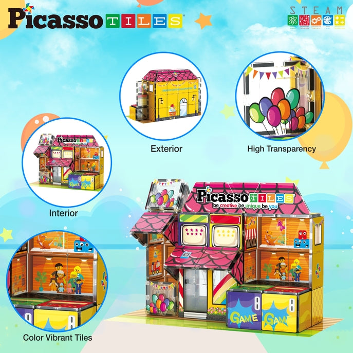 PicassoTiles 60pc Toy Shop Set