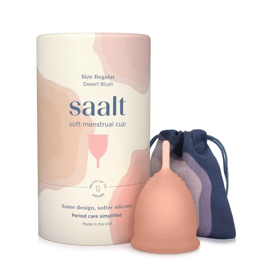 Saalt Soft Menstrual Cup - Desert Blush