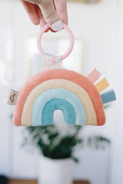 Itzy Ritzy - Itzy Pal™ Plush + Teether - Rainbow