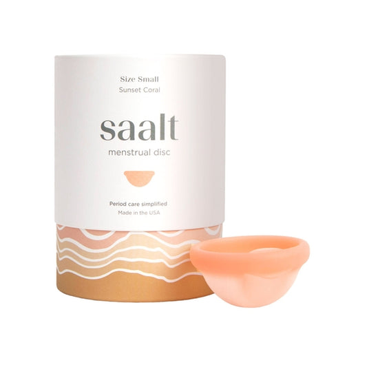 Saalt Menstrual Disc - Small - Sunset Coral