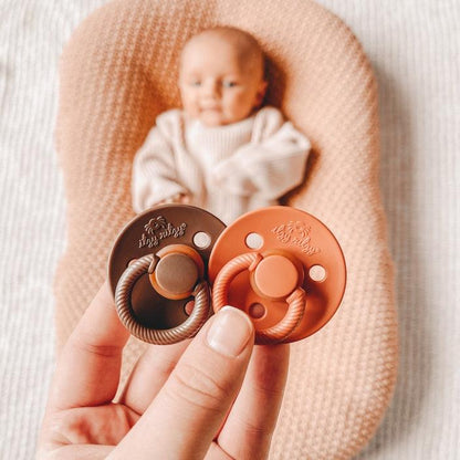 Itzy Ritzy Soother™ Natural Rubber Paci Sets - Chocolate + Caramel