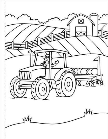 My First Coloring Book - On The Farm