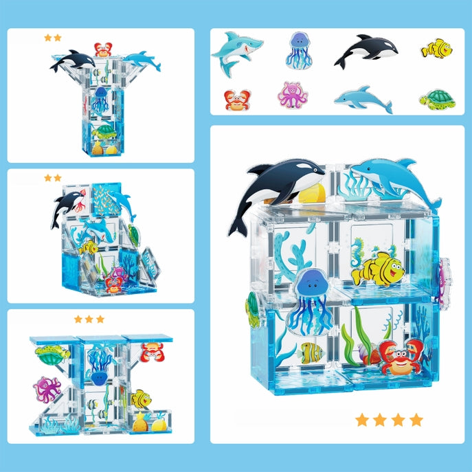 PicassoTiles - 26pc Marine World Set