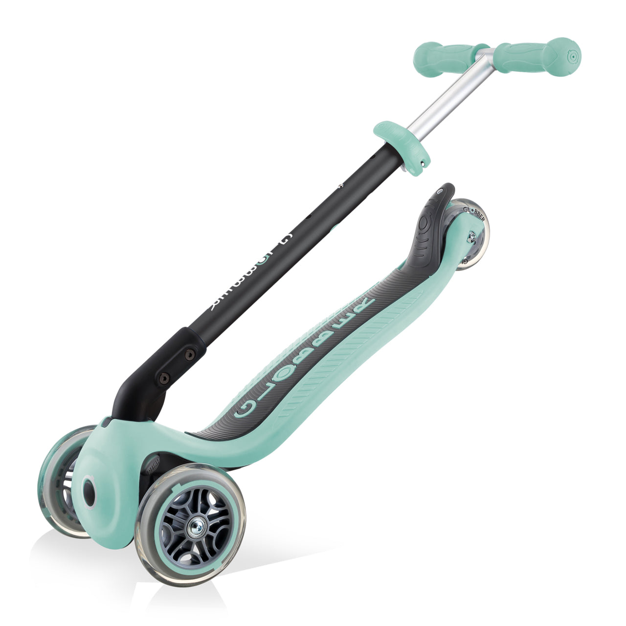 Globber Go•Up Foldable Plus 3-in-1 Foldable Scooter - Mint