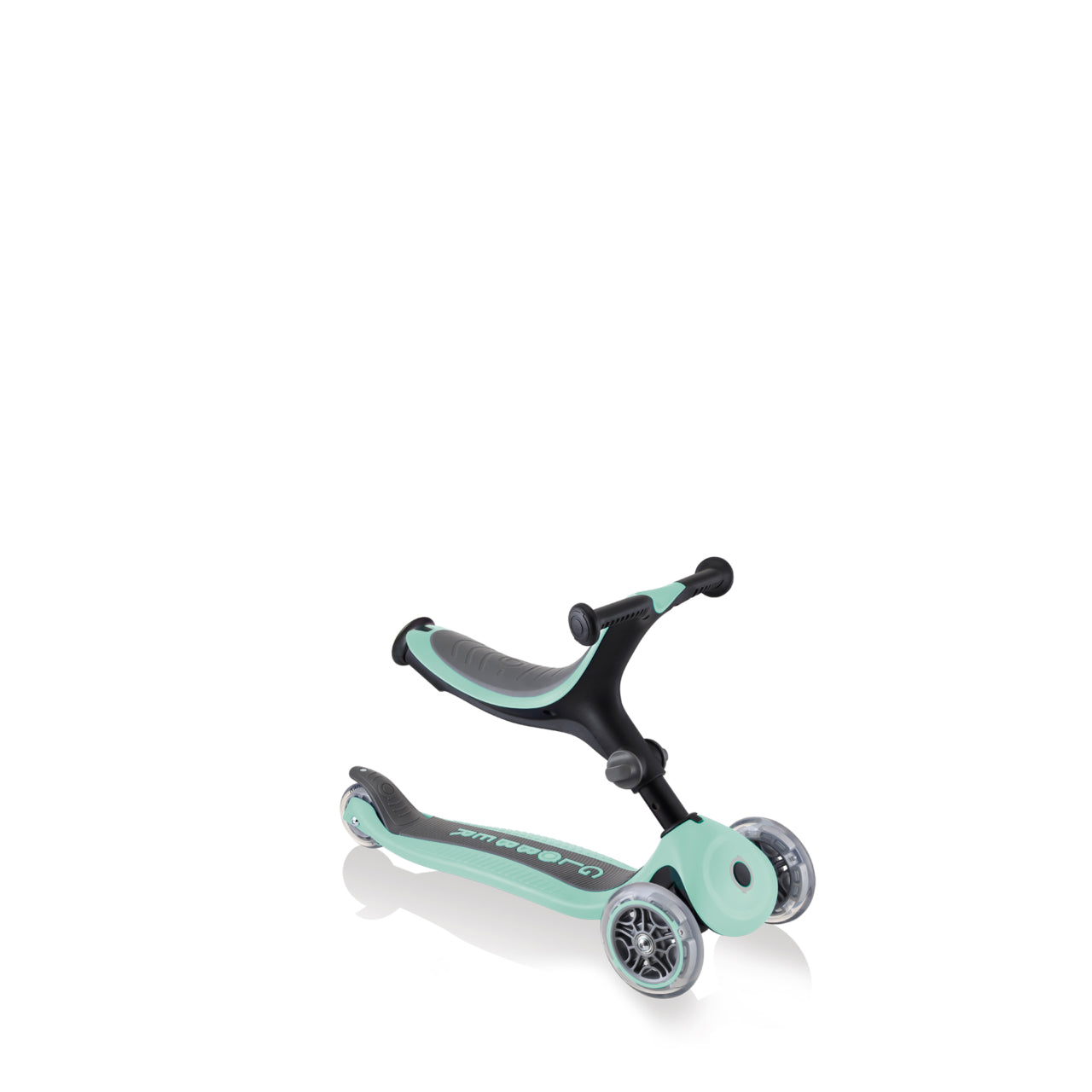 Globber Go•Up Foldable Plus 3-in-1 Foldable Scooter - Mint