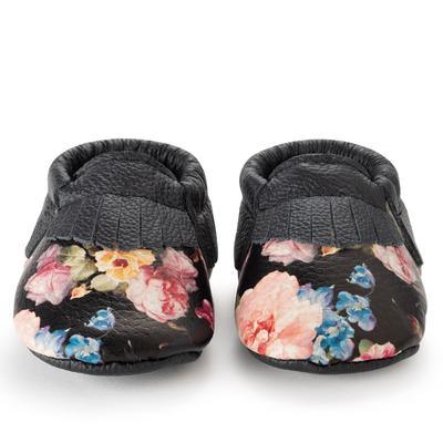 BirdRock Baby Moccasins - Wildflower