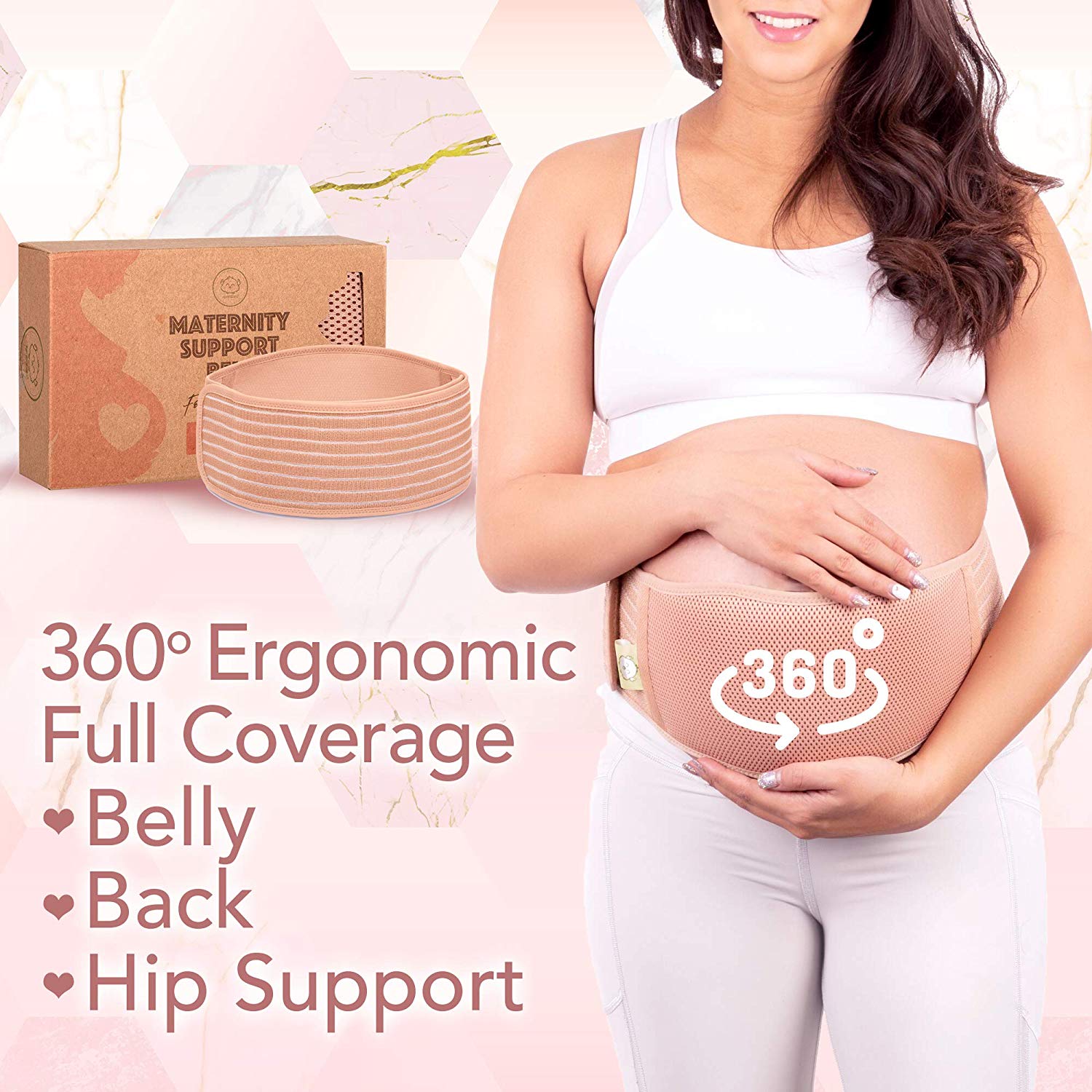 Annette Women's Soft and Seamless Full Coverage Pregnancy Boy