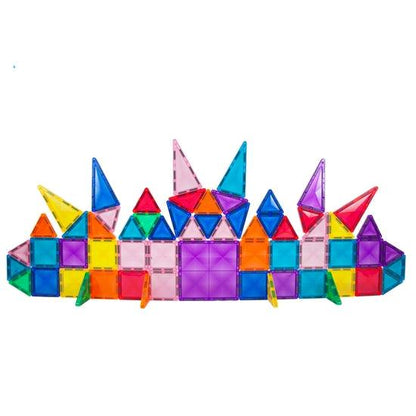 PicassoTiles 61 Piece Magnetic Blocks - Mini Diamond Series