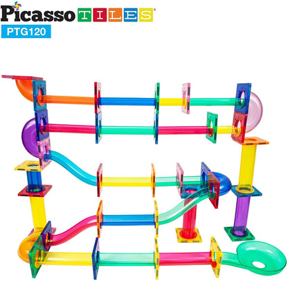 PicassoTiles 120pc Marble Run