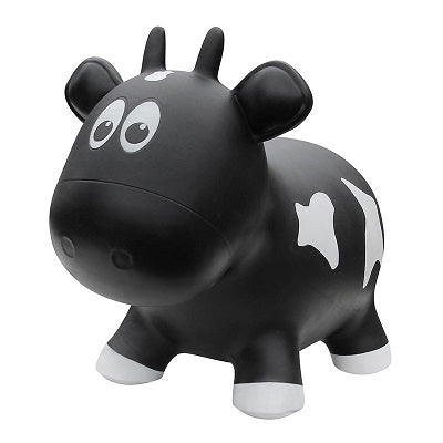 Farm Hoppers Jumping Animals - Black Cow