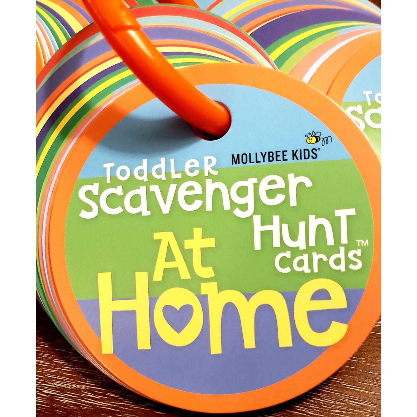 Mollybee Kids Toddler Scavenger Hunt Cards at Home