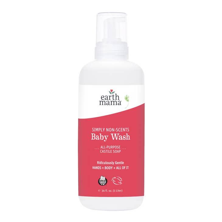 earth mama organics Non-Scents Baby Wash 1 Liter