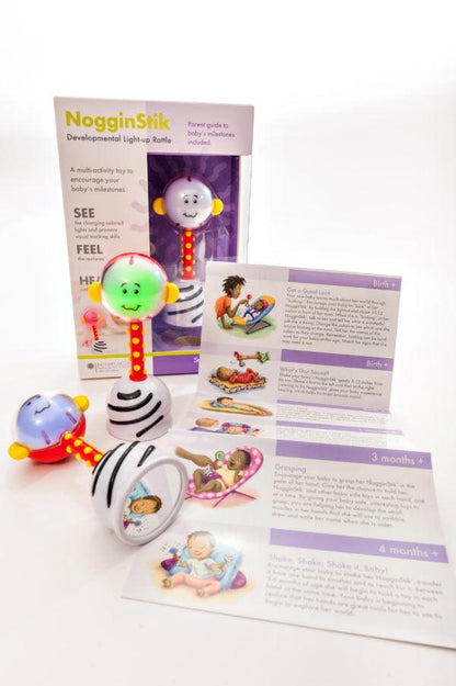 SmartNoggin NogginStik Developmental Light-up Rattle