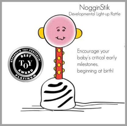 SmartNoggin NogginStik Developmental Light-up Rattle