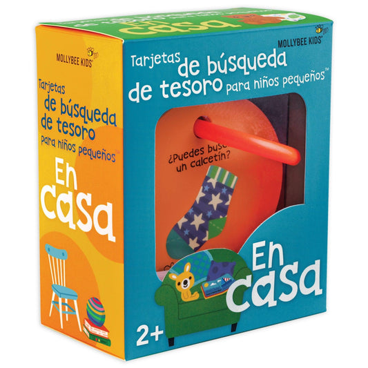 Mollybee Kids Toddler Scavenger Hunt Cards at Home - Spanish Edition