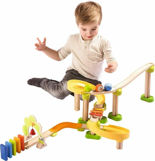 HABA Kullerbu Sim-Sala-Kling 38 Piece Wooden Track Set